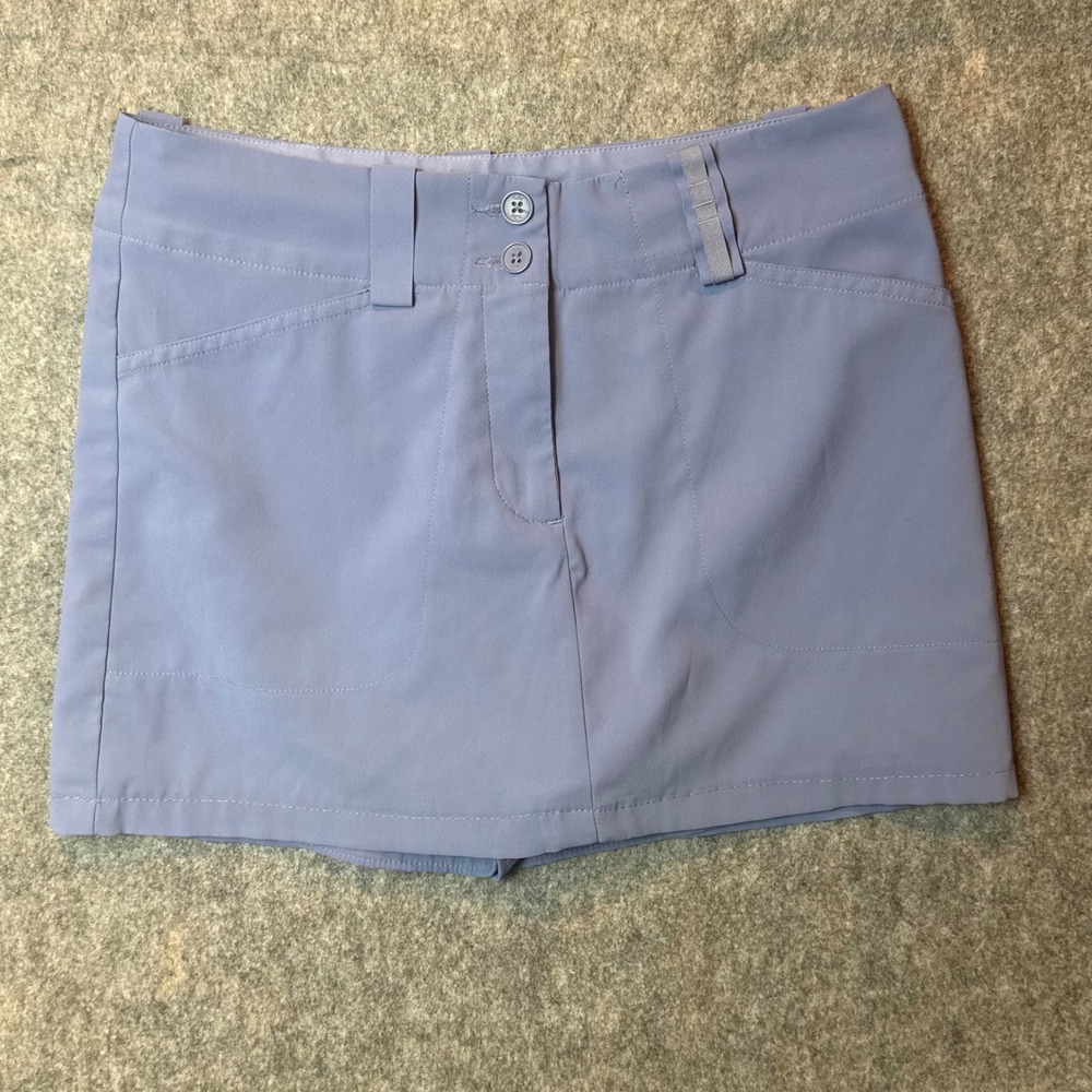 Nike Golf Fit Dry Women 2 Skort Purple Performance Athletic Mini Skirt 1758